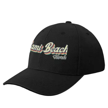 Маями Бийч, Флорида, ретро Реколта на 70-те, дъгова бейзболна шапка, потребителски шапка, каска, шапка за голф, Дамски Мъжки