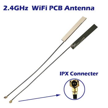 Син Зъб WiFi Печатна Антена 2,4 Ghz 4dbi IPX Жак за AP Рутер, PCI Мрежова Карта Системния USB Адаптер IP камера Точка за Достъп Zigbee
