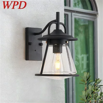 WPD Външни Стенни аплици, Класическа led лампа, Водоустойчив Начало Декор За Верандата