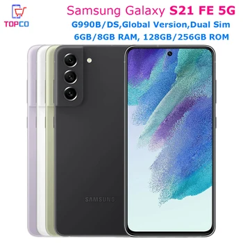 Samsung Galaxy S21 FE 5G G990B/DS 128 GB/256 GB Мобилен телефон Android Exynos 2100 Восьмиядерный 6,4 