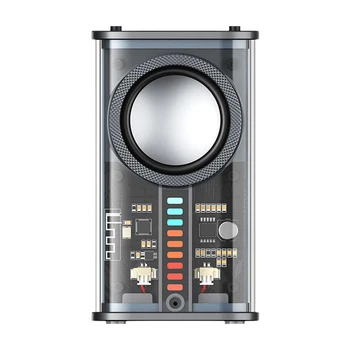 K07 5 W Преносим Високоговорител 3D Съраунд звук от Стерео Дълбок Бас RGB Осветление TWS Подрязване 600 ма 100 Hz-20 khz Безжичен Високоговорител на открито