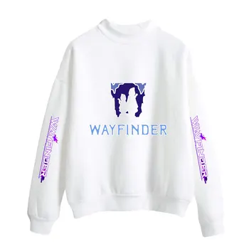 Wayfinder 2D принт с качулка Дамски/мъжки популярната дреха в стил харадзюку, ежедневни блузи с висока яка