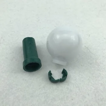 Корпус от PVC + торцевая капак + млечно бяла капачка G40 за пиксела тръбопроводи възли тип куршуми 12 мм с помощта на