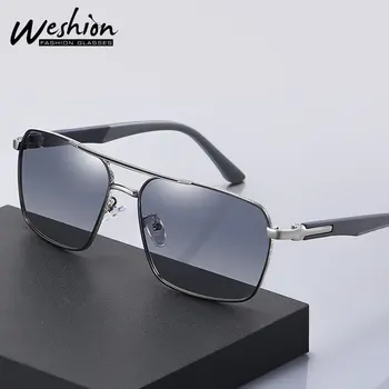 Ретро мъжки слънчеви очила, Модерен Луксозни дизайнерски поляризирани Слънчеви очила с защита от отблясъци, Очила за шофиране, Риболов UV400 с Аксесоари