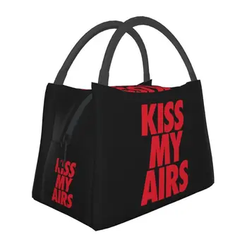 Kiss My Airs Изолирани чанти за обяд, за къмпинг, за пътуване, преносим охладител, термобокс за Bento, жена
