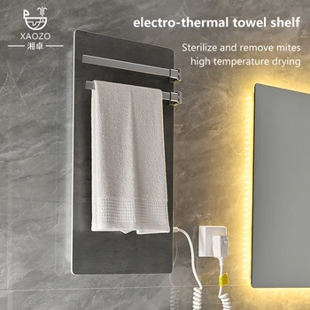 Домакински електрически закачалка за кърпи, изработени от въглеродни влакна Smart Bathroom Heating Стерилизованная Електрическа Закачалка за кърпи