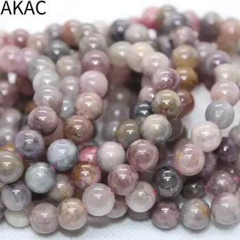 AKAC approx8.5-8.8 мм 21-22 мъниста/гривна, натурален, рядко цветна гривна от сдружението, е скъпоценен камък за жените, мъжката гривна