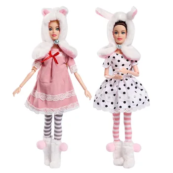 Нова мода дрехи ръчна изработка 1/6, рокля 30 см, стоп-моушън облекло за кукли Барби, аксесоари за играчки