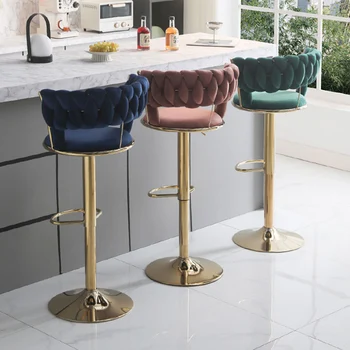 Дизайнерски трапезни столове на открито, дървени трапезни столове от прозрачна кожа в скандинавски стил, Мебели за хол с мобилен акцент Sillas Nordicas