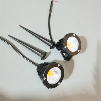 Подземен лампа водоустойчива IP65 5 W COB 10 Watt led светлина за косене на трева с заглубленным шипом 1 бр. и 5 бр. в партията