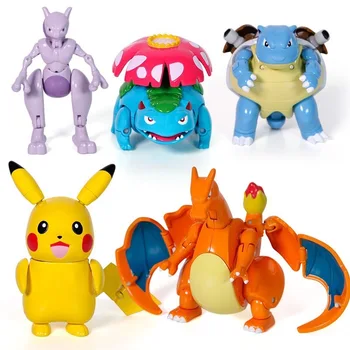 Нови оригинални играчки с топката pokemon Елф, джобен чудовище, домашен любимец, покебол, Пикачу, аниме, статуетка, модел, кукли, Чаризард, подаръци за деца