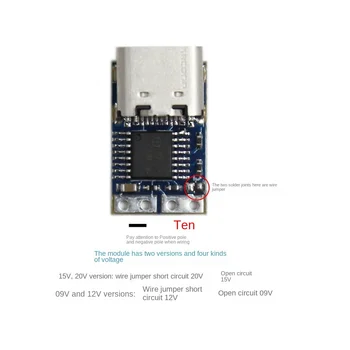 PDC004-PD Модул стръв PD23.0, за да се свържете предизвика постоянен ток към удлинительному кабел QC4 Зарядно устройство Type-C PD Стръв (9)