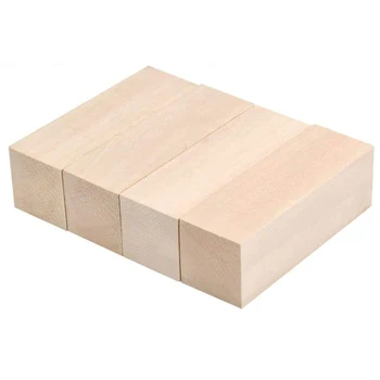Дърворезбата на Блокове За Рендосване на Дървени Блокове, Блокове за Резба по липа, Недовършена, Определени за начинаещи Резбари