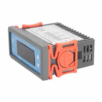 ABS цифров контролер на термостата на инкубатора, 2 режима на LCD дисплея в реално време по Фаренхайт и Целзий Термостат с аларма