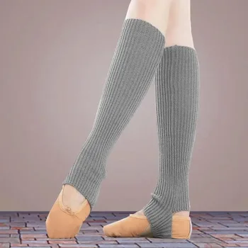 55-43 см Професионални възли меки Чорапи за балетни танци, гамаши, чорапи за латино танци, термозащита с дупка за мъже и Жени, Унисекс