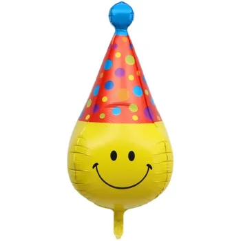 Улыбающаяся Шапка 4D Балон на Балон Усмихнат Клоун Шапка Моделиране Декоративен Балон От Фолио
