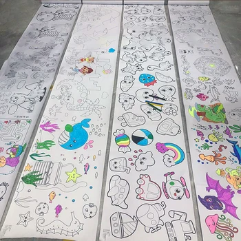 Безплатна Доставка Тетрадки за Рисуване с Ръце Монтесори Играчки направи си САМ Бои за Рисуване на Децата Писмо Ранните Забавни Играчки Играчка Монтесори