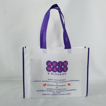 500 бр./лот, персонални нетканая чанта за пазаруване, индивидуален дизайн на вашето лого, чанти за сватба, рожден ден, като подаръци на приятелите си