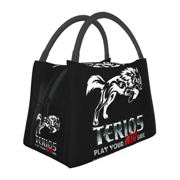 Terios Изолирано чанта за обяд за жени, Фланец термоохладитель, обяд-бокс, Плажен къмпинг, за Пътуване