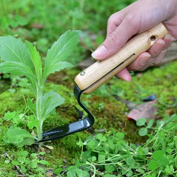 Градински ръчни инструменти за плевене на корените, копающий гребец, ръчно плевене с дълга дръжка, нож за премахване на плевелите, градински тревата, градински инструменти