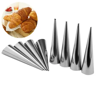 Спирална форма за кроасани, форма за крем, форма за печене на десерти, домакинство кухненски инструменти за печене