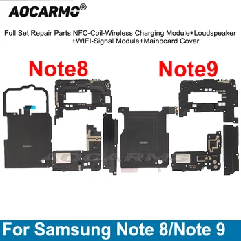 Aocarmo за Samsung Note 8 9 Note8 високоговорител Безжично зарядно устройство ще захранване на бобината NFC сигнална антена покриване на резервни части