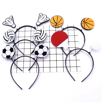 Планета Футболна превръзка на главата Баскетболен на маса, бадминтон лента за Коса Спортни принадлежности за срещи честит Рожден Ден, Деца, Момче