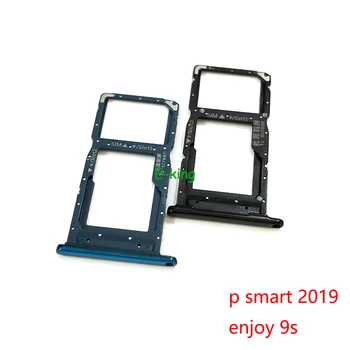 За Huawei P Smart Z 2019 Enjoy 9s 10 Плюс Слот за sim-карти тава притежателя Гнездо за четец на sim карти