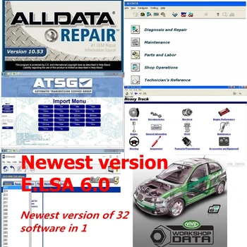 Ново записване на дискове Alldata и mitchell ondemand 2015 + ElsaWin 5.2 + vivid workshop + manager и др автоматично ремонт на твърди дискове с обем 32 в 1 TB