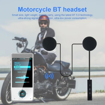 Слушалки хендсфри BT5.0, мотоциклетни каски, слушалки с USB зареждане и ухо за каране на мотоциклет за спорт на открито