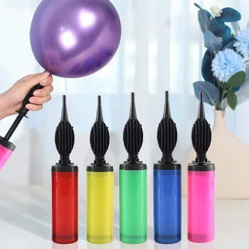 Висококачествен въздушна помпа ръчно тласък, преносими полезни аксесоари за балони за вашата сватба, рожден ден, партита, декоративни аксесоари,