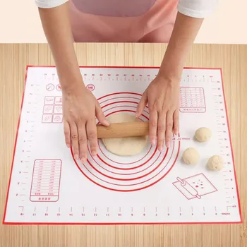 Силиконов подложка за печене с размери, повече от един размер, изцяло се придържа към масата за листове тесто, идеална повърхност за празни приказки