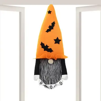 Бижута във формата на джуджета на Хелоуин, есенна закачалка във Формата на джуджета, украса за Деня на Благодарността, шведски Томте с шапка прилеп, скандинавски Ниссе Безлични