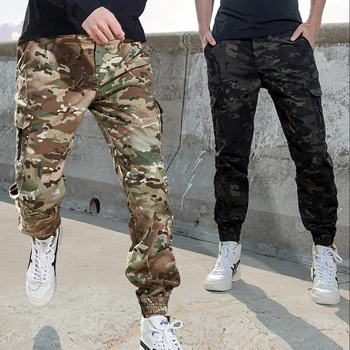 Тактически панталони за джогинг Армията на САЩ, камуфляжные панталони-карго, градинска дрехи, мъжки работни панталони, износоустойчиви градски пролетно-есенни