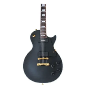 Висококачествено матово-черна плоча с езда на поръчка, електрическа китара