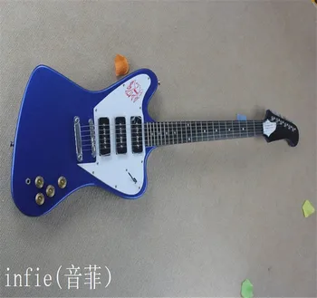 2023 нови блейзър с двойно рулоном, електрическа китара във формата на синята китара