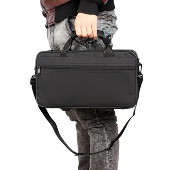 ammoon с водоустойчива подплата от пяна памук 600D, калъф за кларинет Bb, на живо чанта, раница-кутия с регулируем пагон