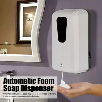Автоматично пенообразователь за сапун, монтиран на стената мыловар за баня, 1000 мл, безконтактно опаковка сапун