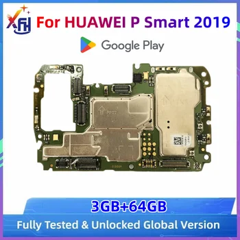 Оригиналната разблокированная дънна платка за HUAWEI P Smart 2019 дънна Платка с логиката на плащане, пълна с чип с инсталиран Google Playstore