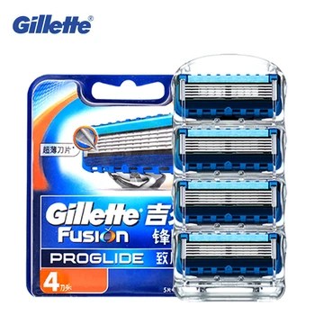 4 бр. Остро Бритвенное Острието Gillette Safety Fusion Proglide Flexball За Мъже, Касетъчни Нож За Бръснене На Брада, Ръководство За Зареждане