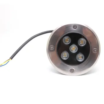 5X2 W Открит Подземен Лампа DC12V/AC85-265V Водоустойчив IP67 Led Spot Лампа за Градина и Двор Безплатна Доставка