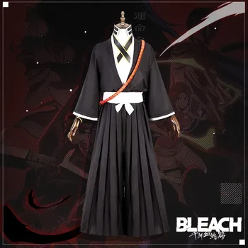 Аниме Белина: Хилядолетна дъга кървава война Ичиго Куросаки, костюм за cosplay, перука, черна японската униформи, аксесоар, Дървена чиния