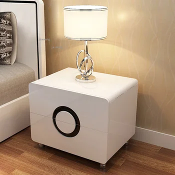 Модерна проста мебели за хола малка странична масичка за спалня Нощни шкафчета в общежитие на Хотелски шкаф за съхранение в апартамент с чекмеджета