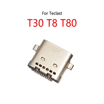 10 бр./лот За Teclast T30 Т8 T80 Type C USB Конектор за зареждане на Портове и съединители Jack Plug Конектор За док-станция За зареждане