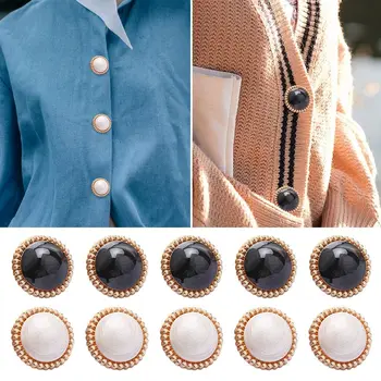 Висококачествени аксесоари за облекла, бродирани, перлени копчета и ръчно изработени, шевни аксесоари, копчета за ризи, бутон за украса